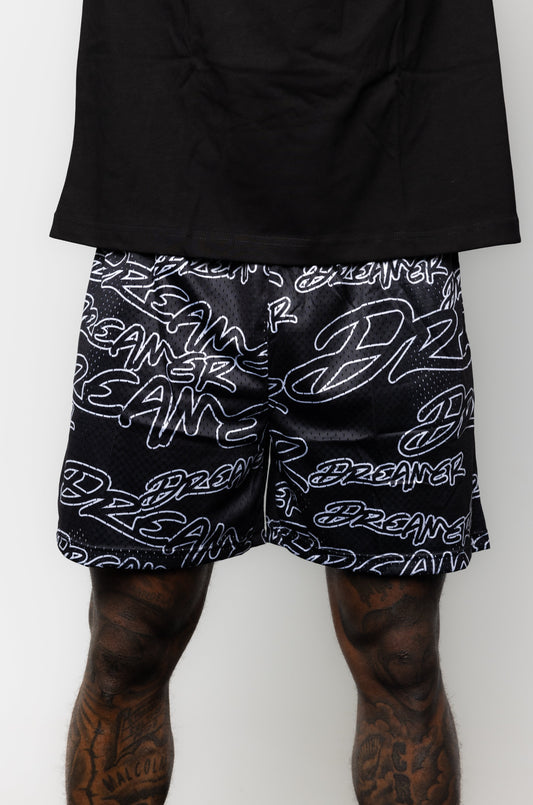 Outline Shorts Black - Black
