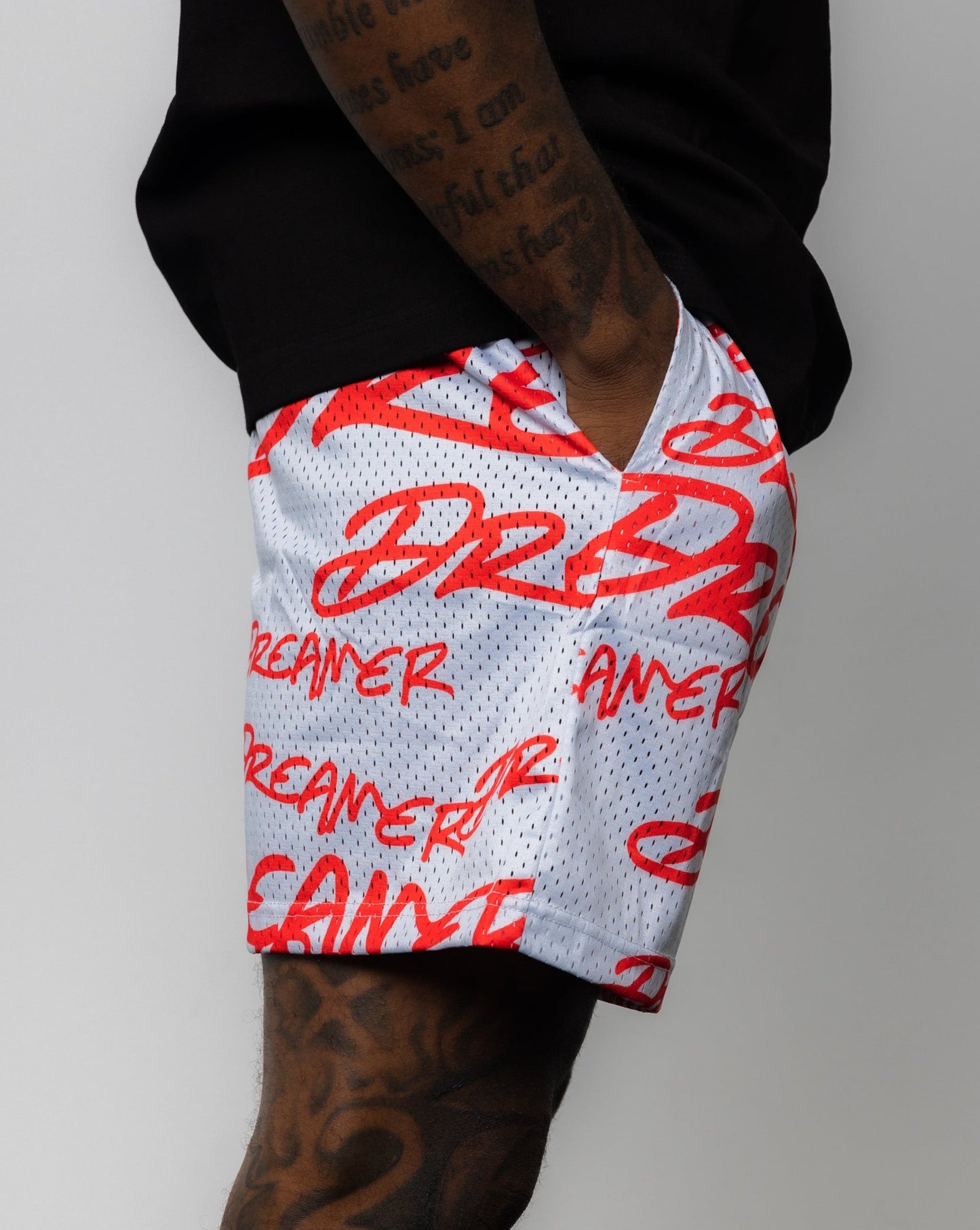 Dreamer Shorts Grey - Red