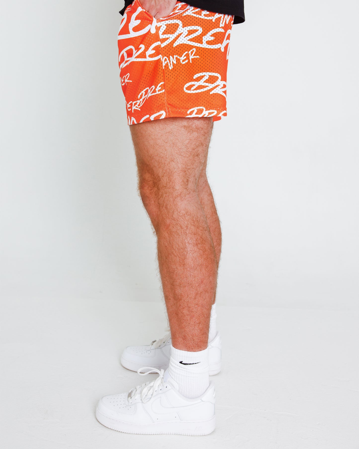 Dreamer Shorts Orange - White