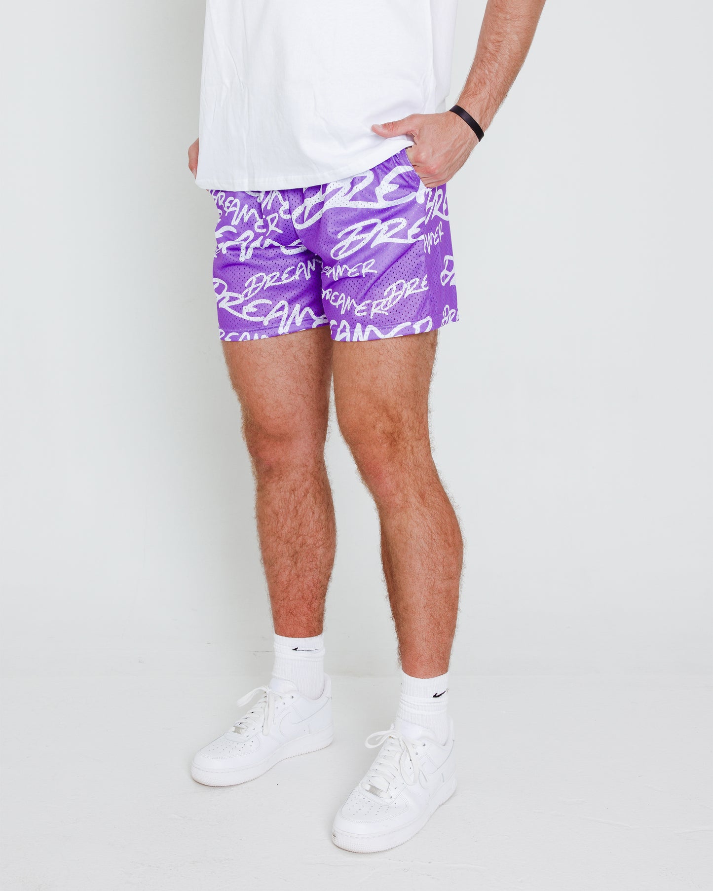 Dreamer Shorts Purple - White
