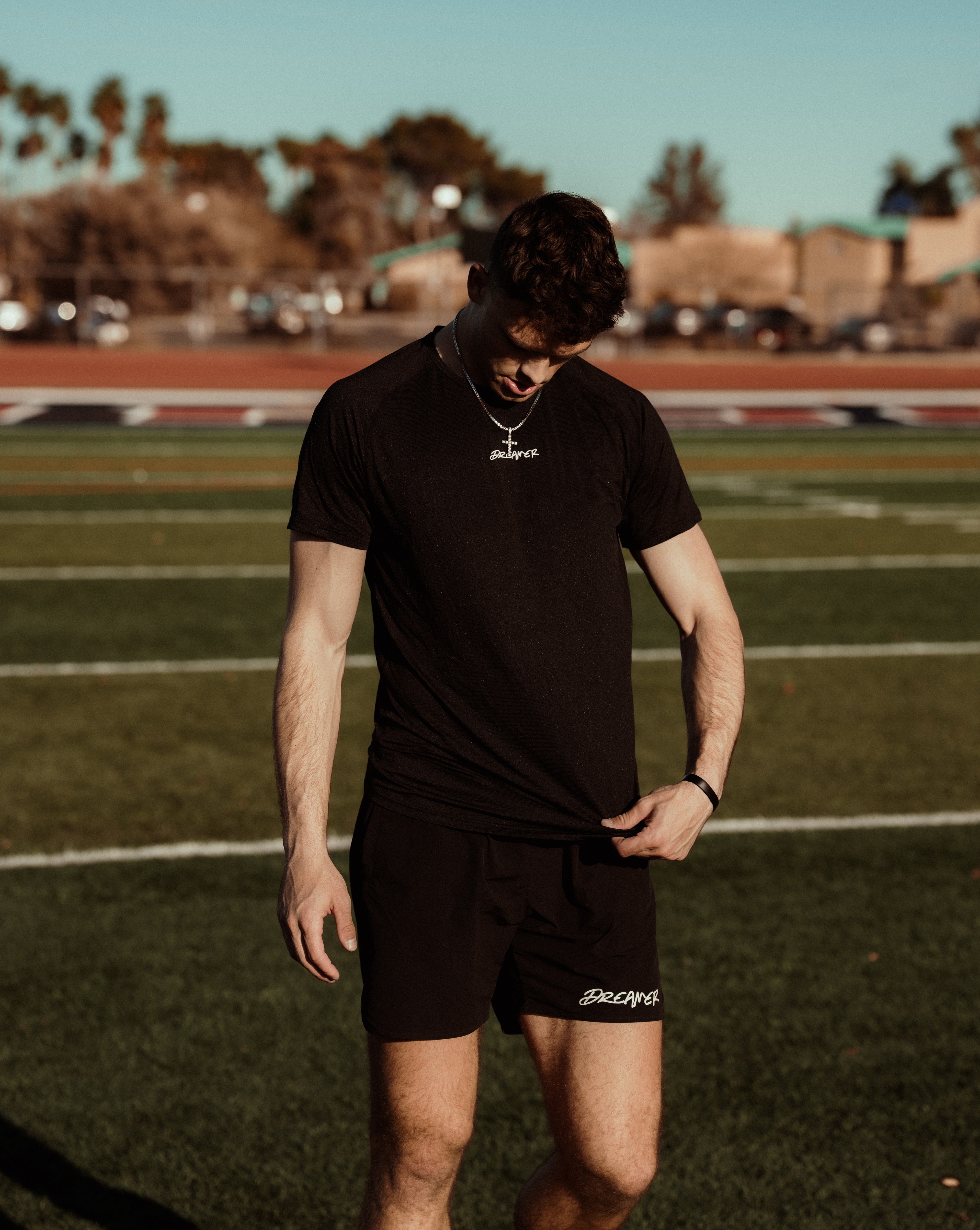 Dreamer Athletic Tee - Black