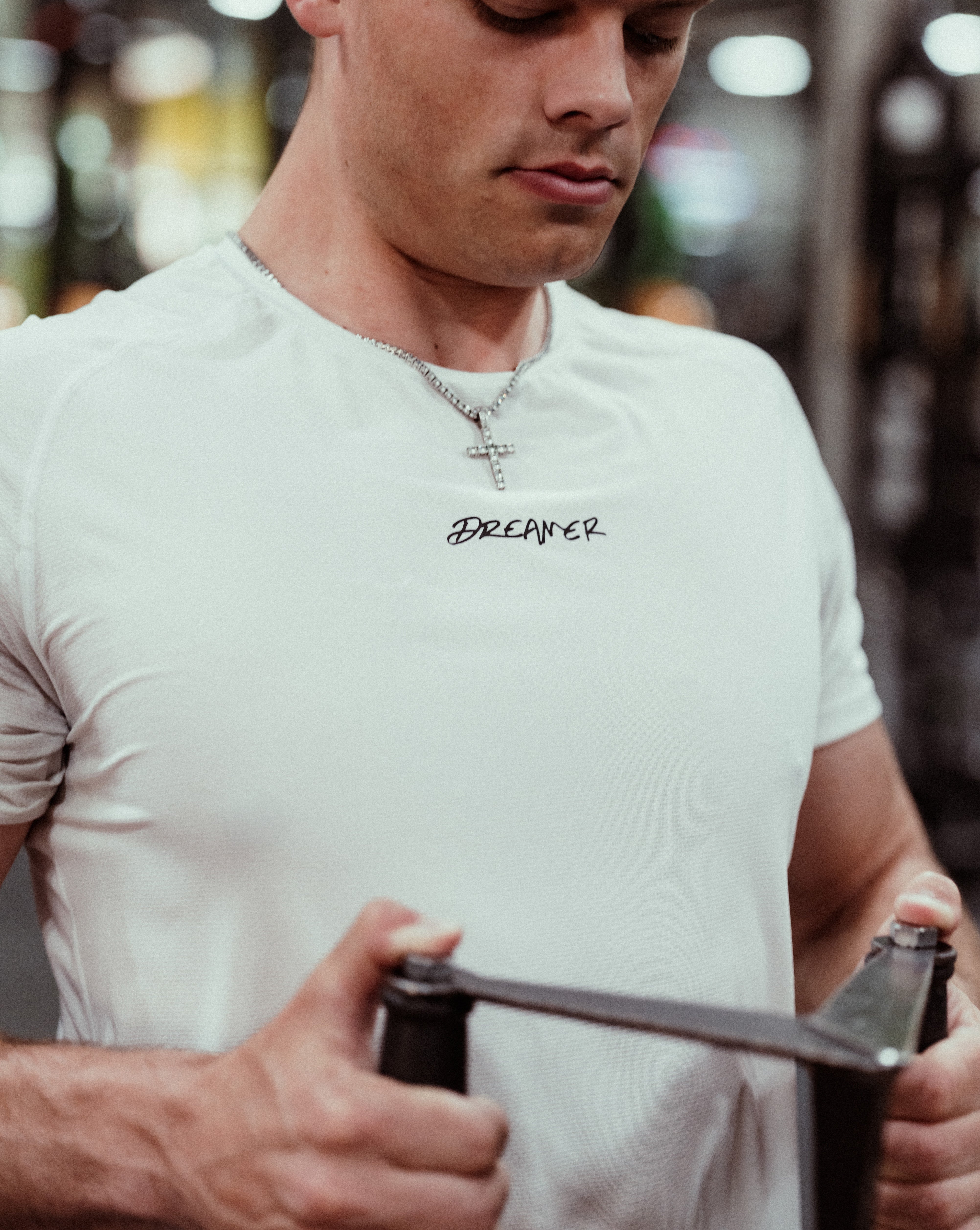 Dreamer Athletic Tee - White