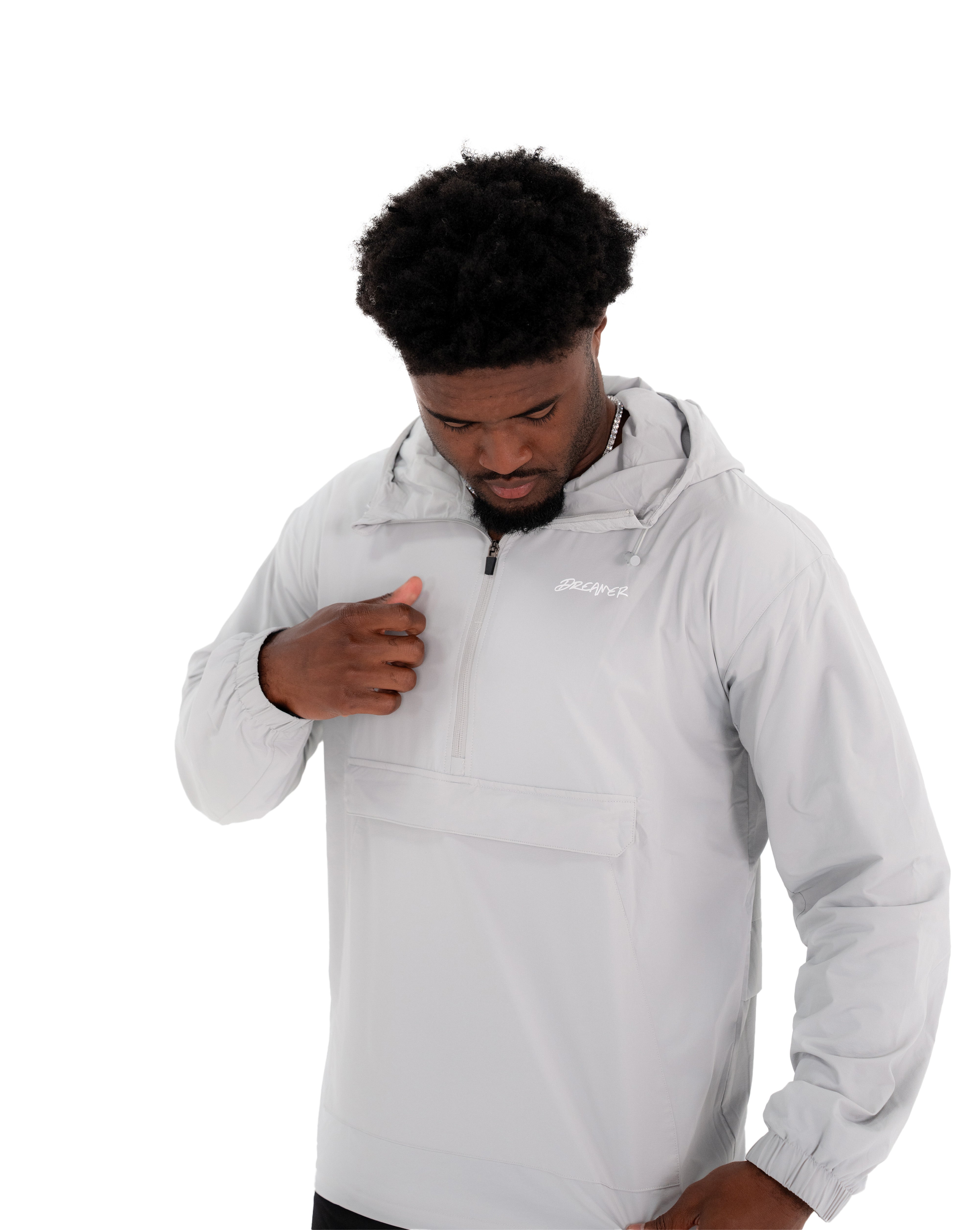 Dreamer Athletic Windbreaker - Grey
