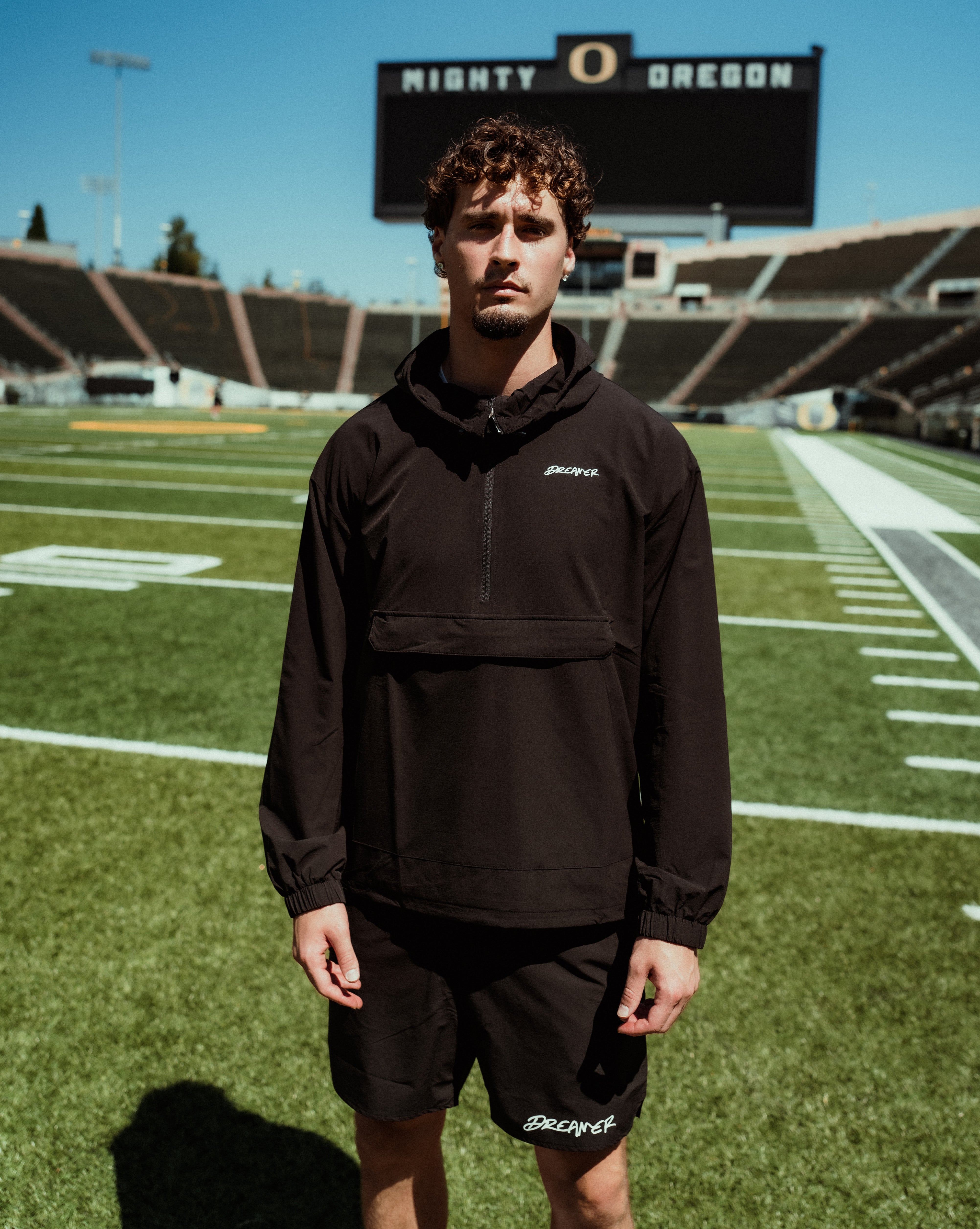 Dreamer Athletic Windbreaker - Black