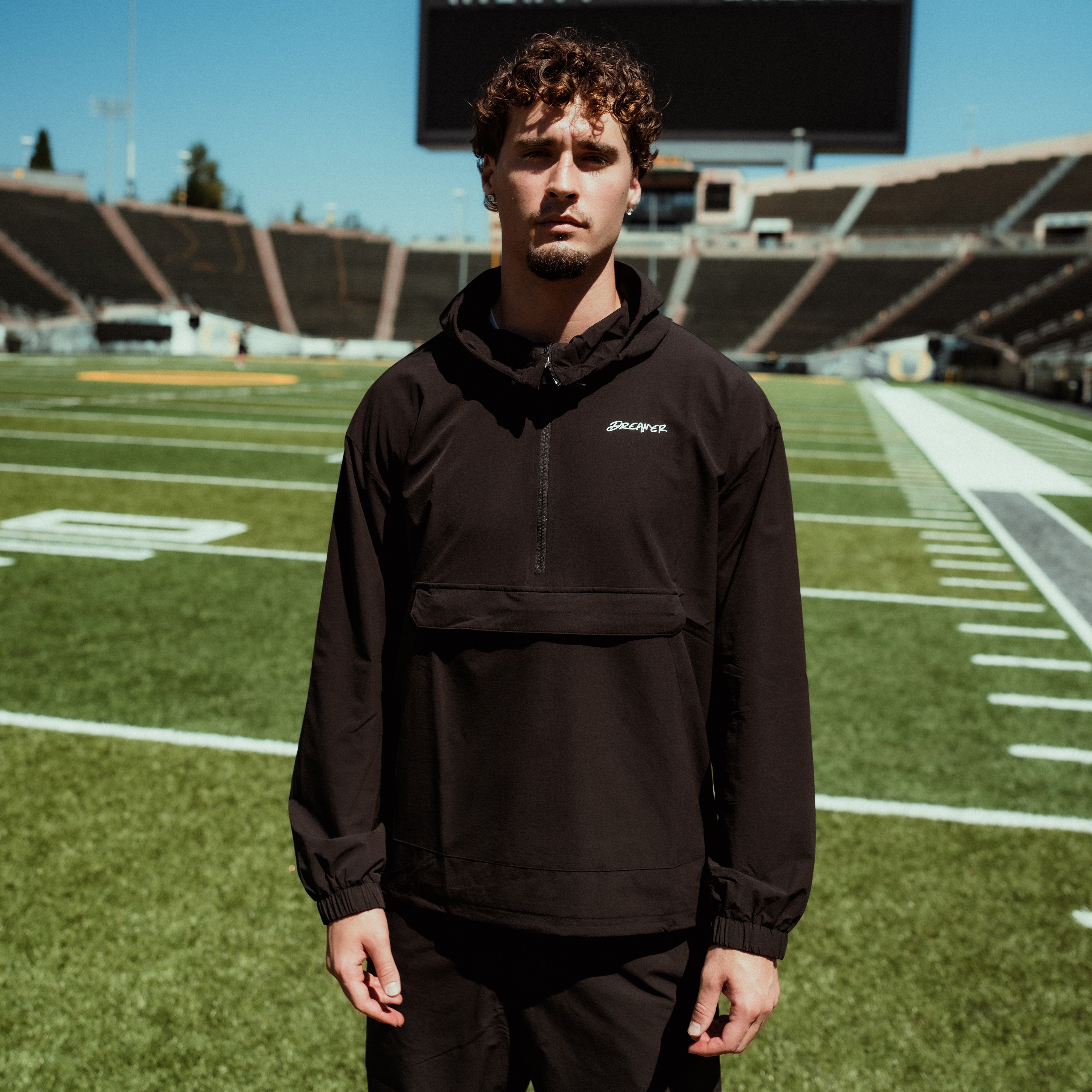 Dreamer Athletic Windbreaker - Black
