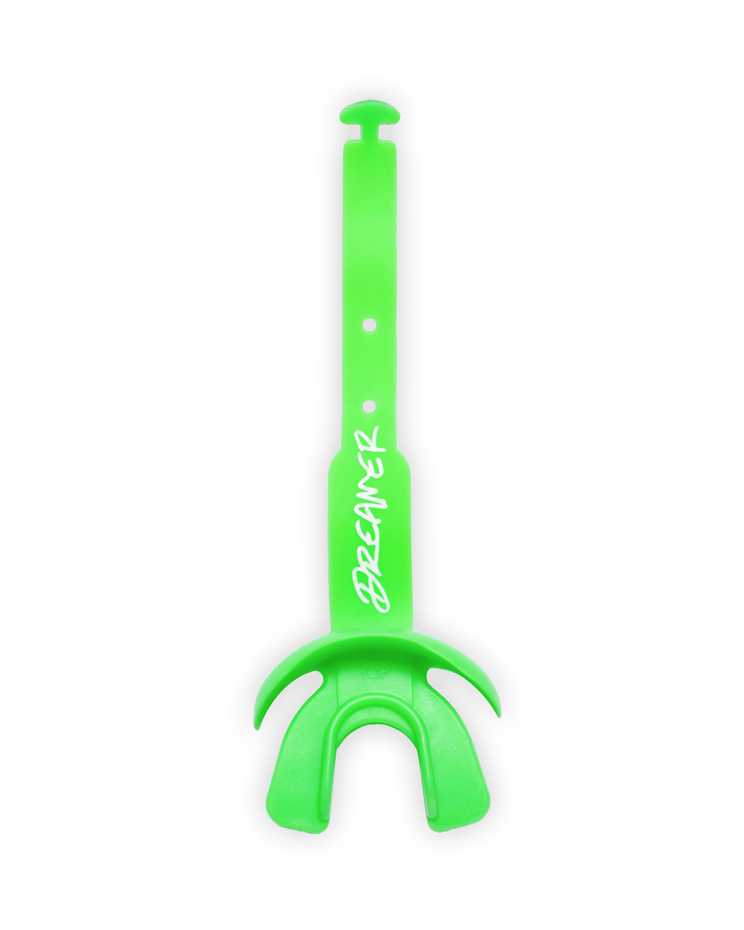 Dreamer Mouthguard in Slime Green, front view