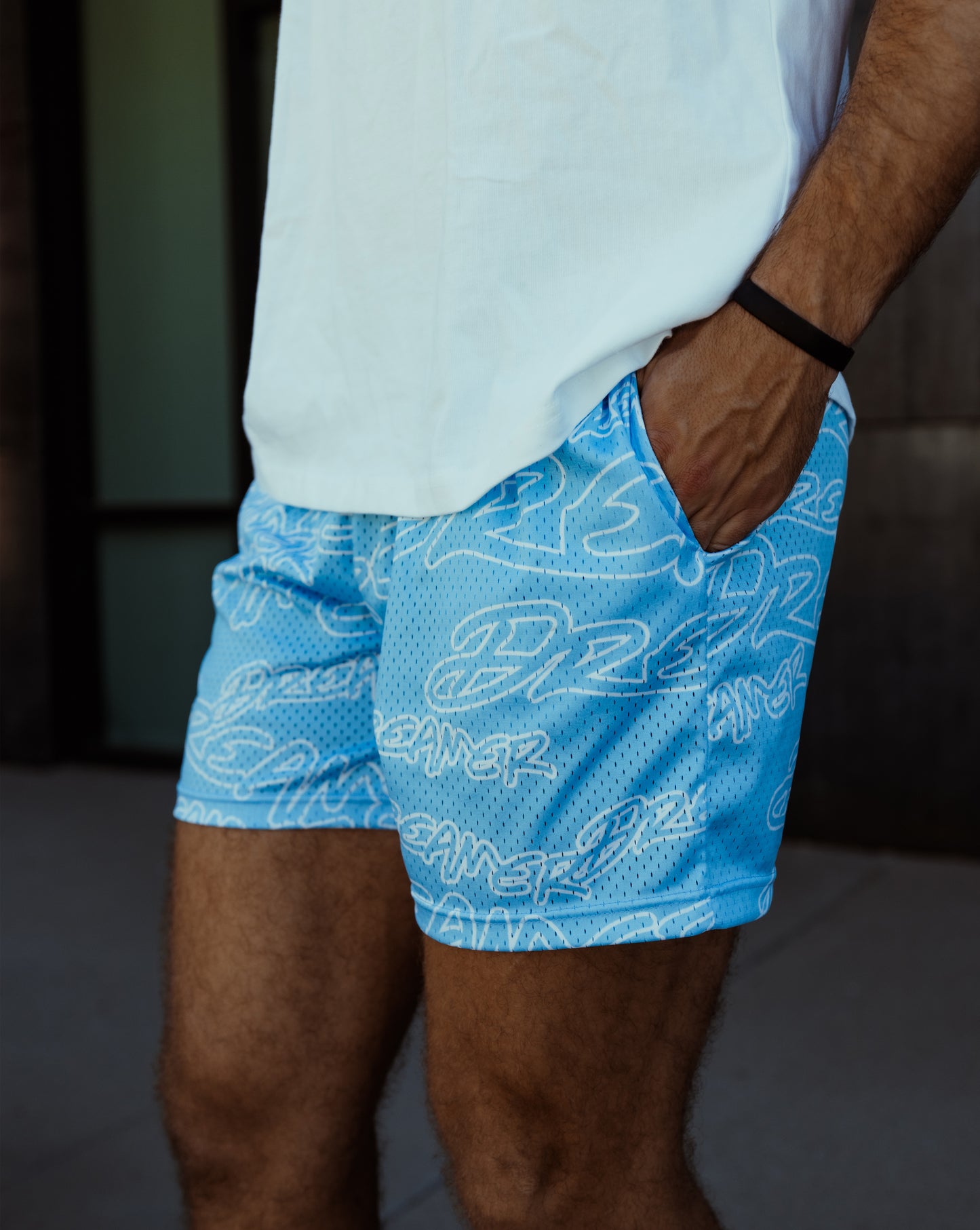 Outline Shorts - Dreamer Blue