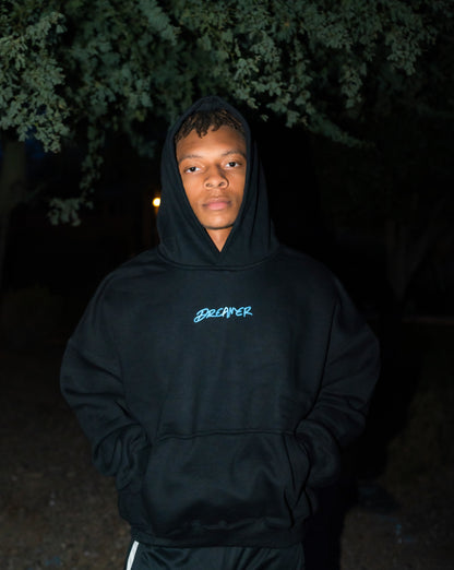 Signature Hoodie -  Black and Blue