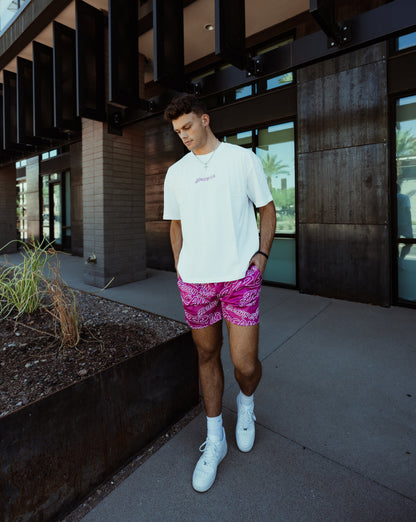 Outline Shorts - Magenta