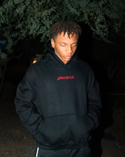 Signature Hoodie - Black and Red