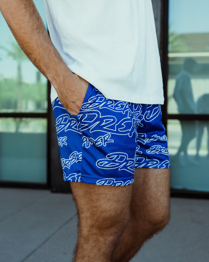 Outline Shorts - Royal Blue