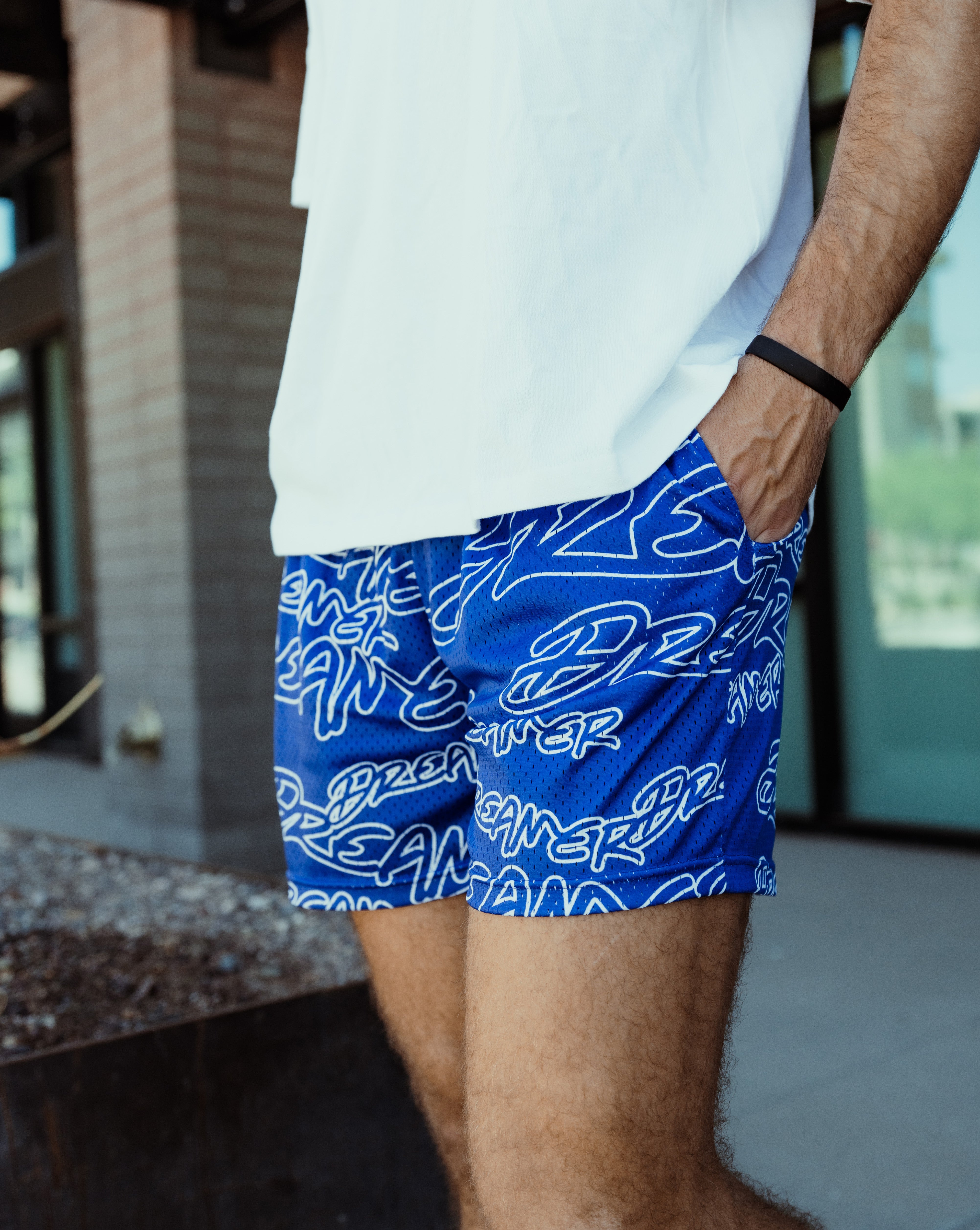 Outline Shorts - Royal Blue