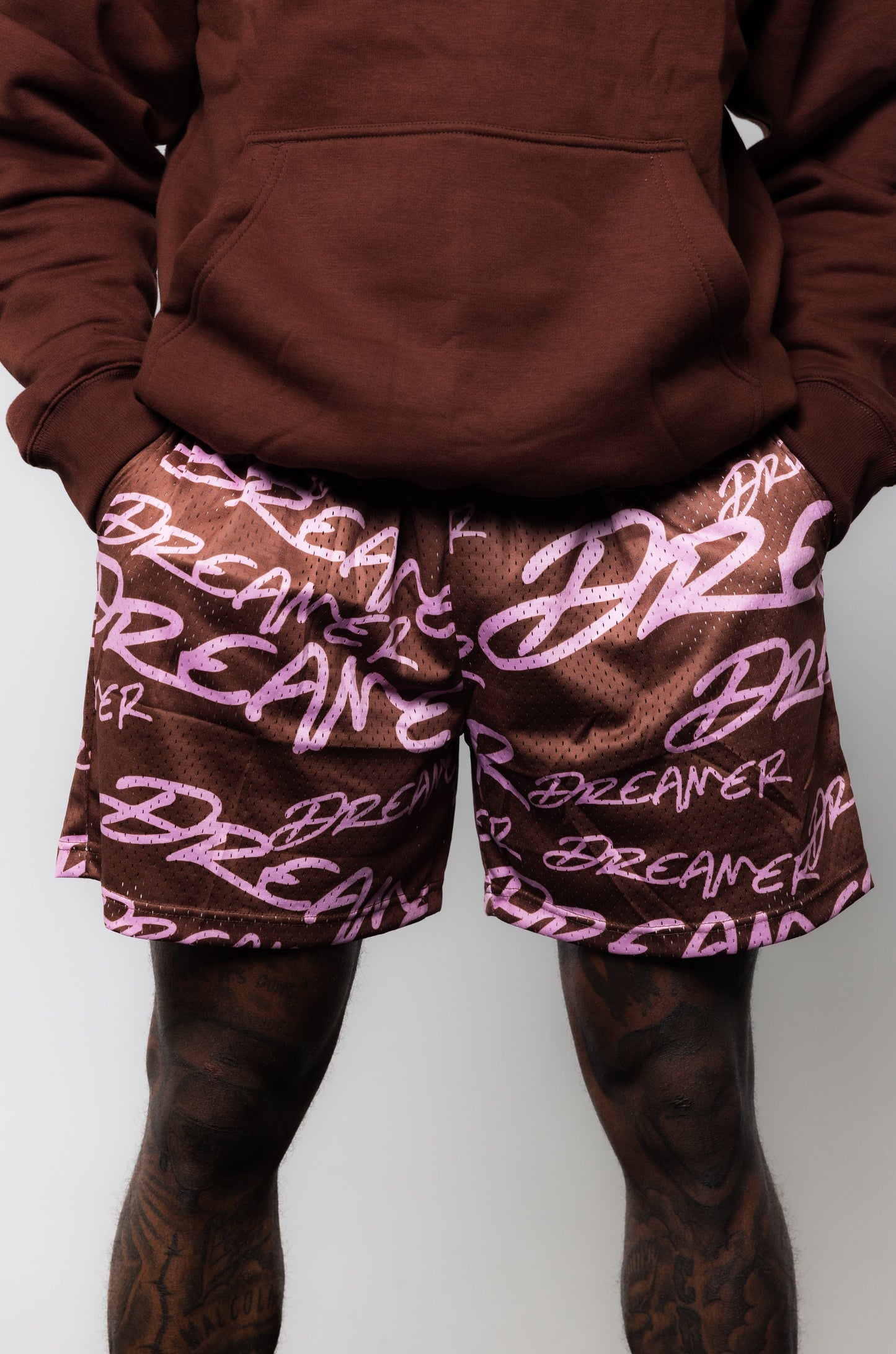 Dreamer Shorts Brown- Pink