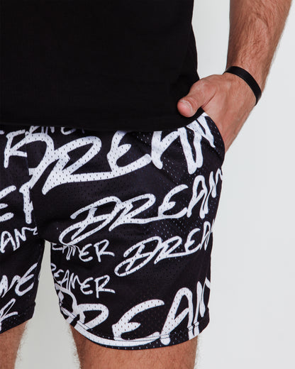 Dreamer Shorts Black - White