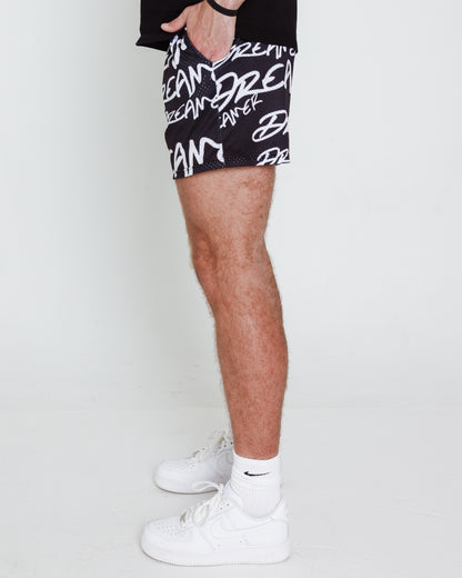 Dreamer Shorts Black - White