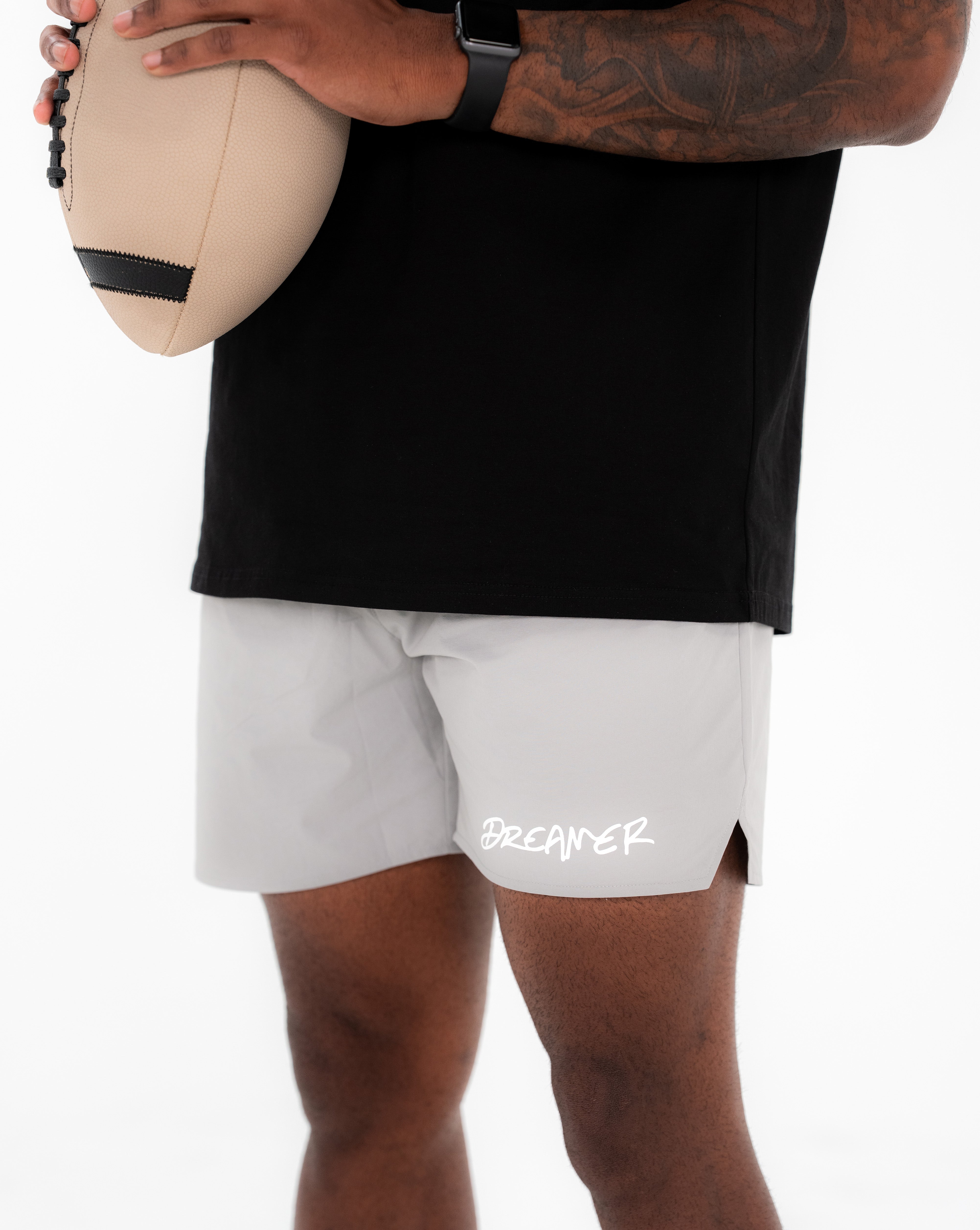 Dreamer Athletic Shorts - Grey