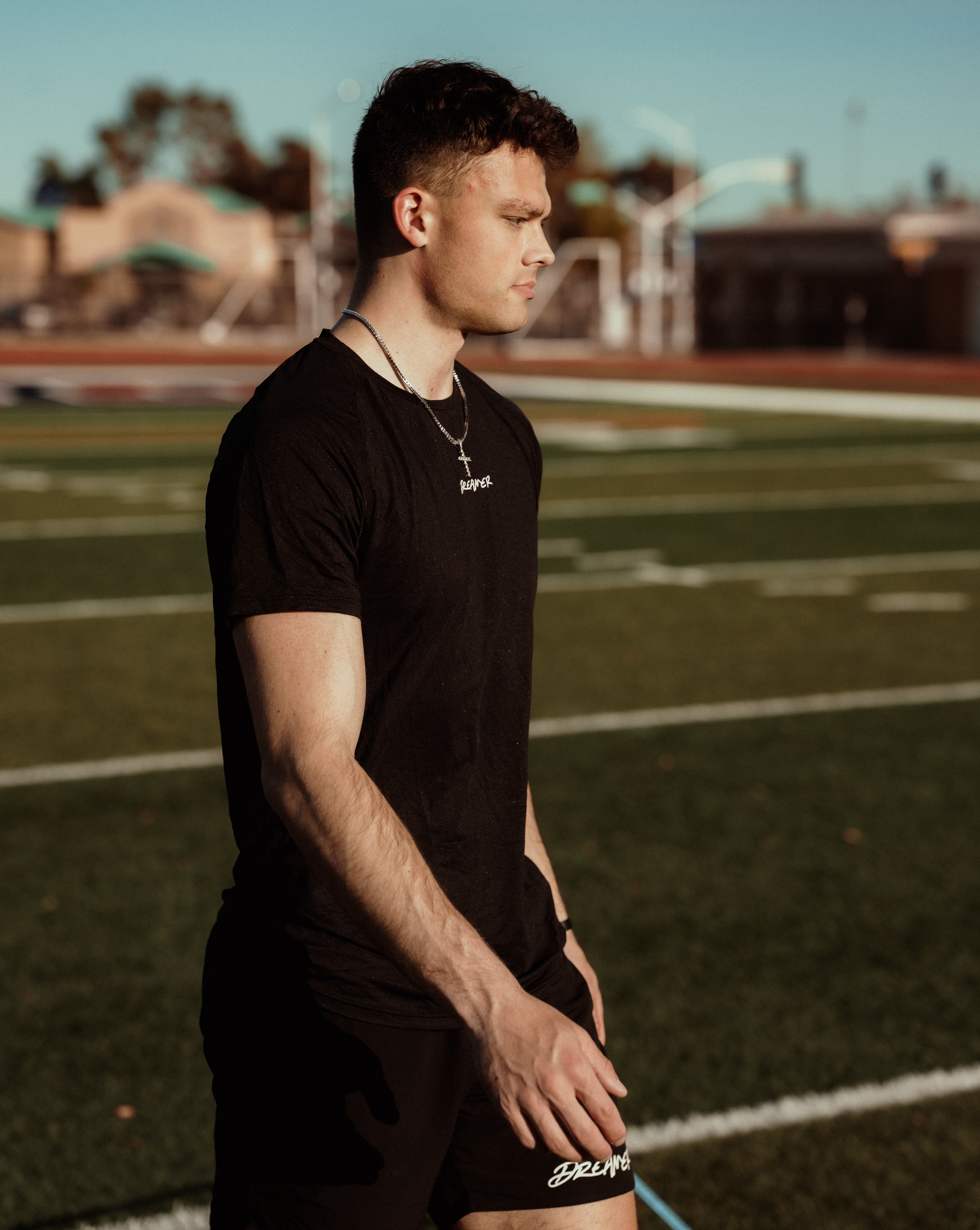 Dreamer Athletic Tee - Black