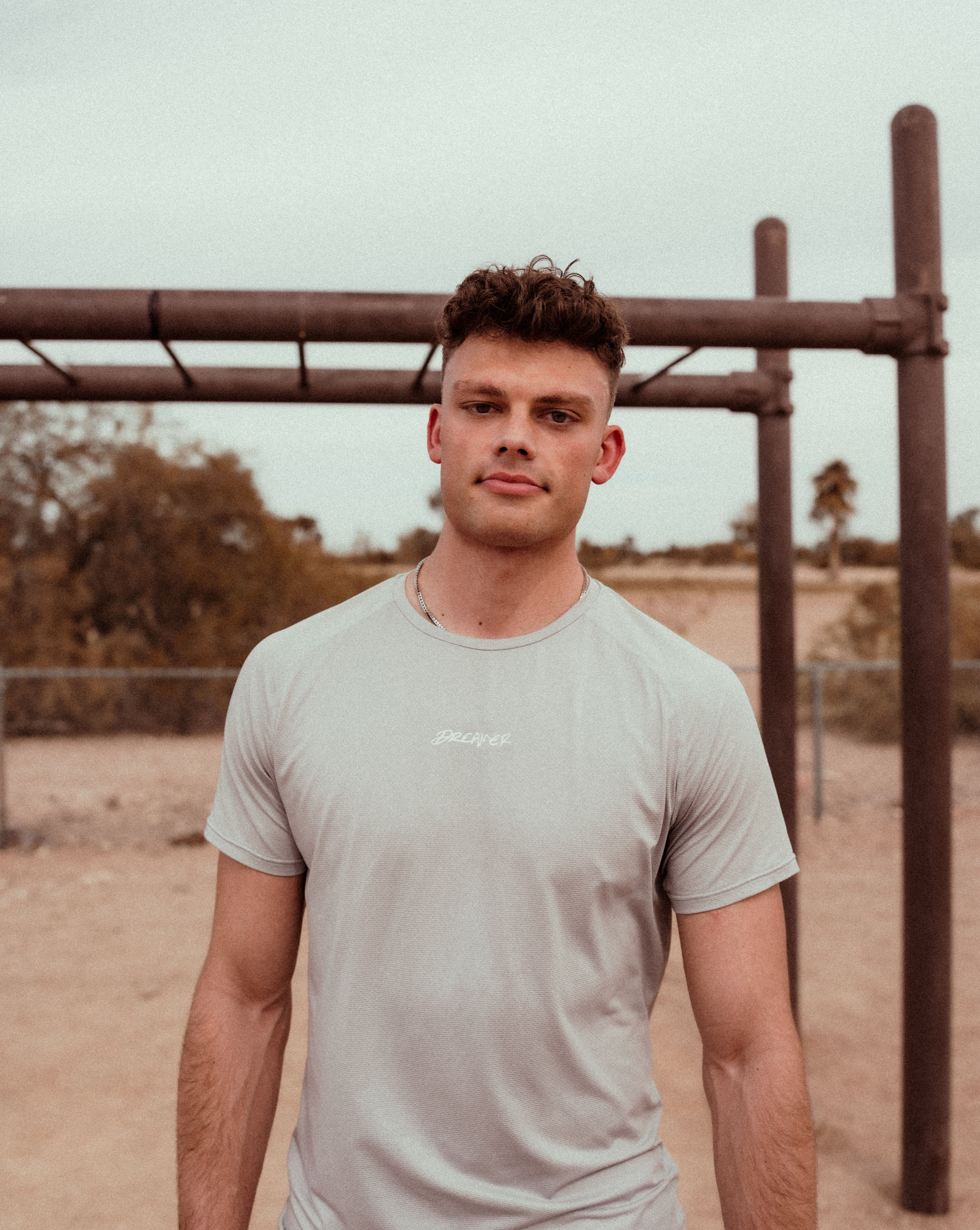 Dreamer Athletic Tee - Grey