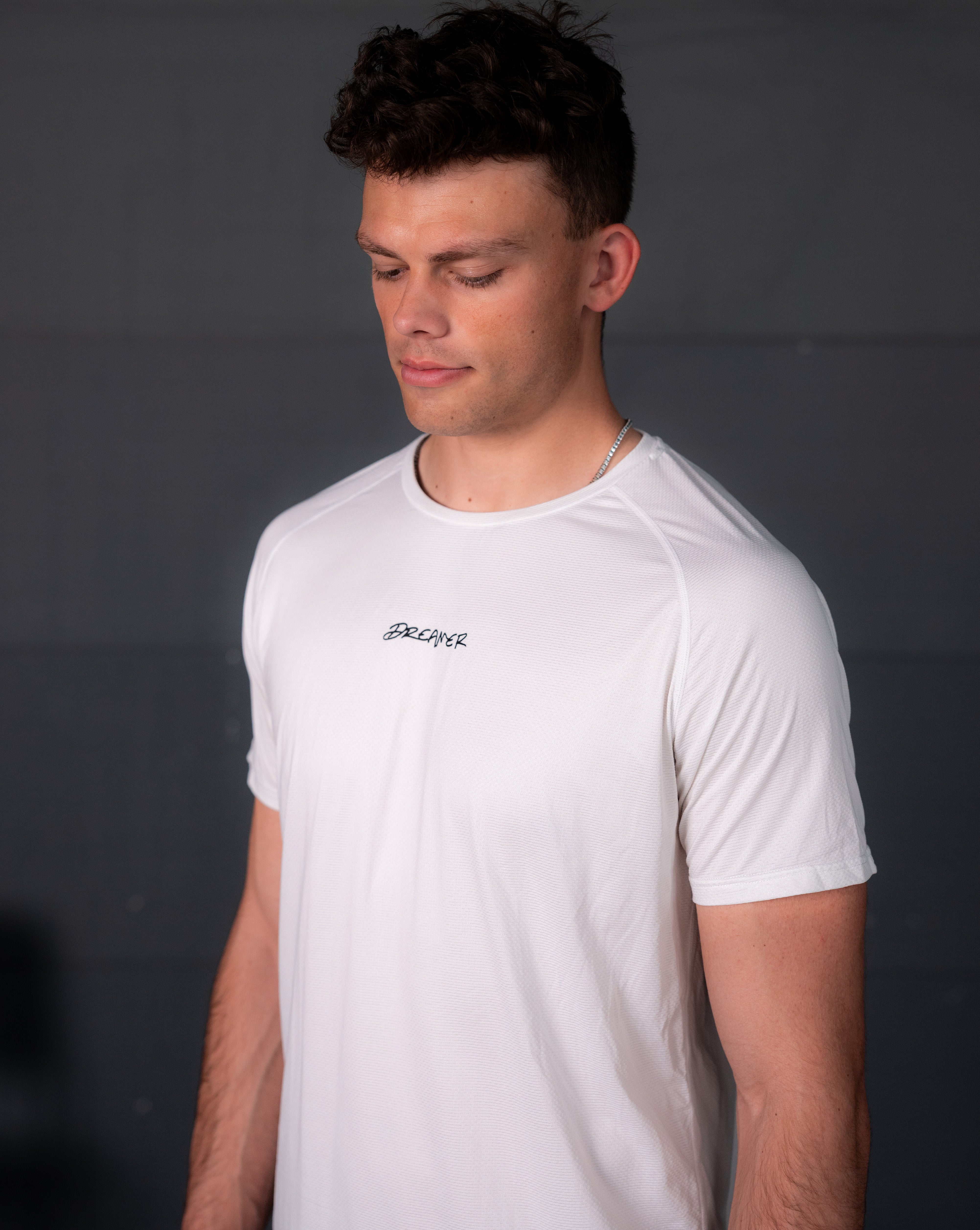 Dreamer Athletic Tee - White
