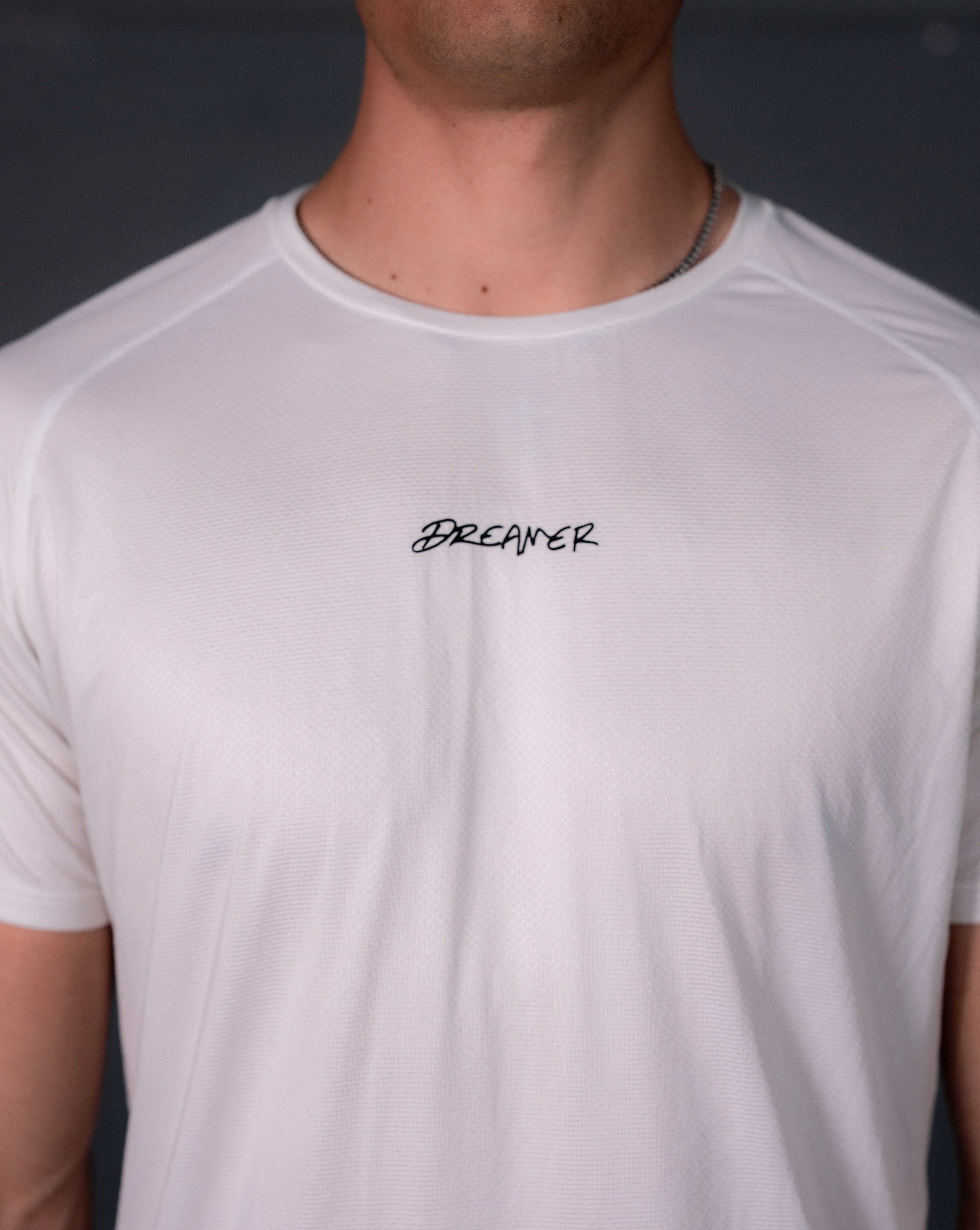 Dreamer Athletic Tee - White
