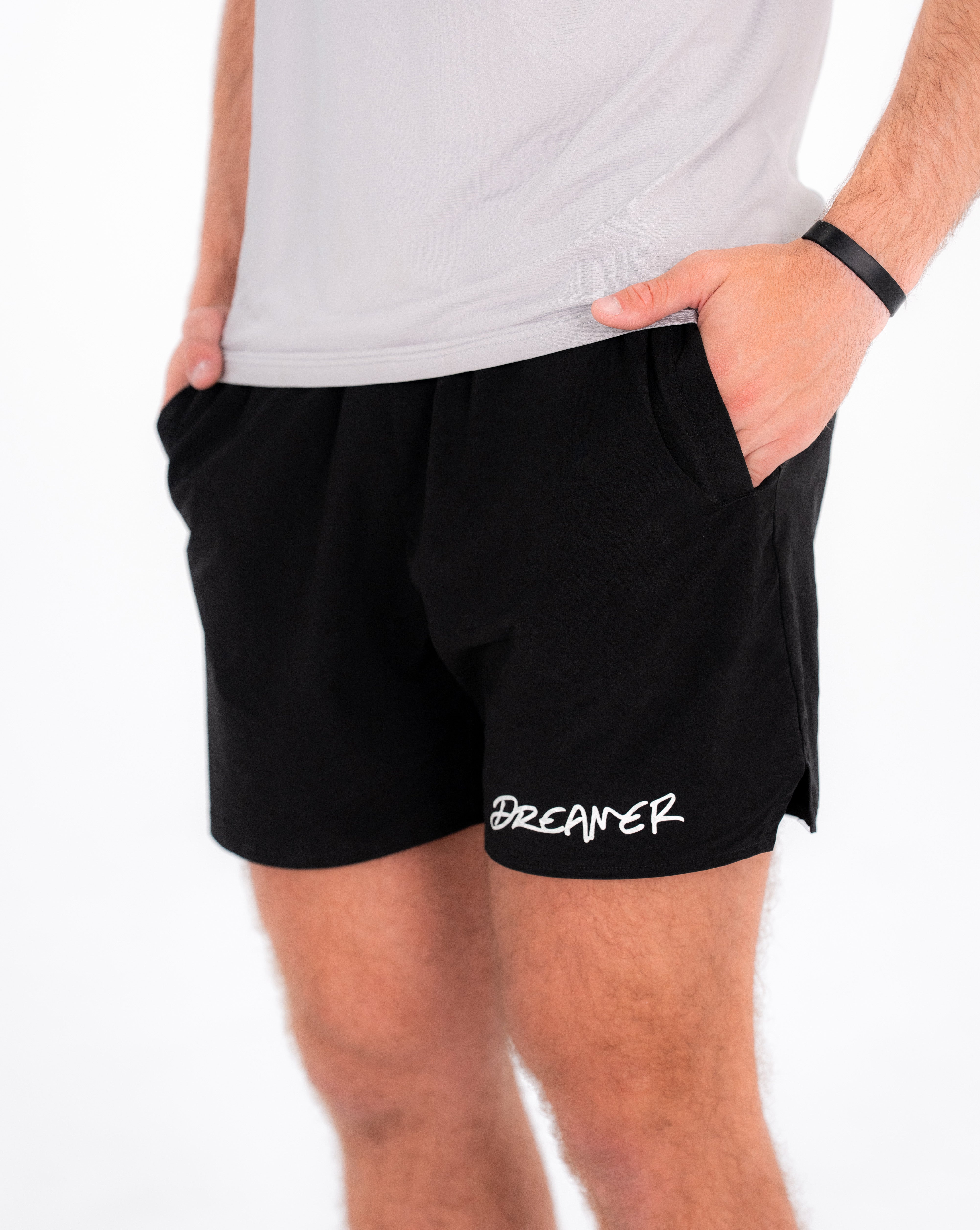 Dreamer Athletic Shorts - Black