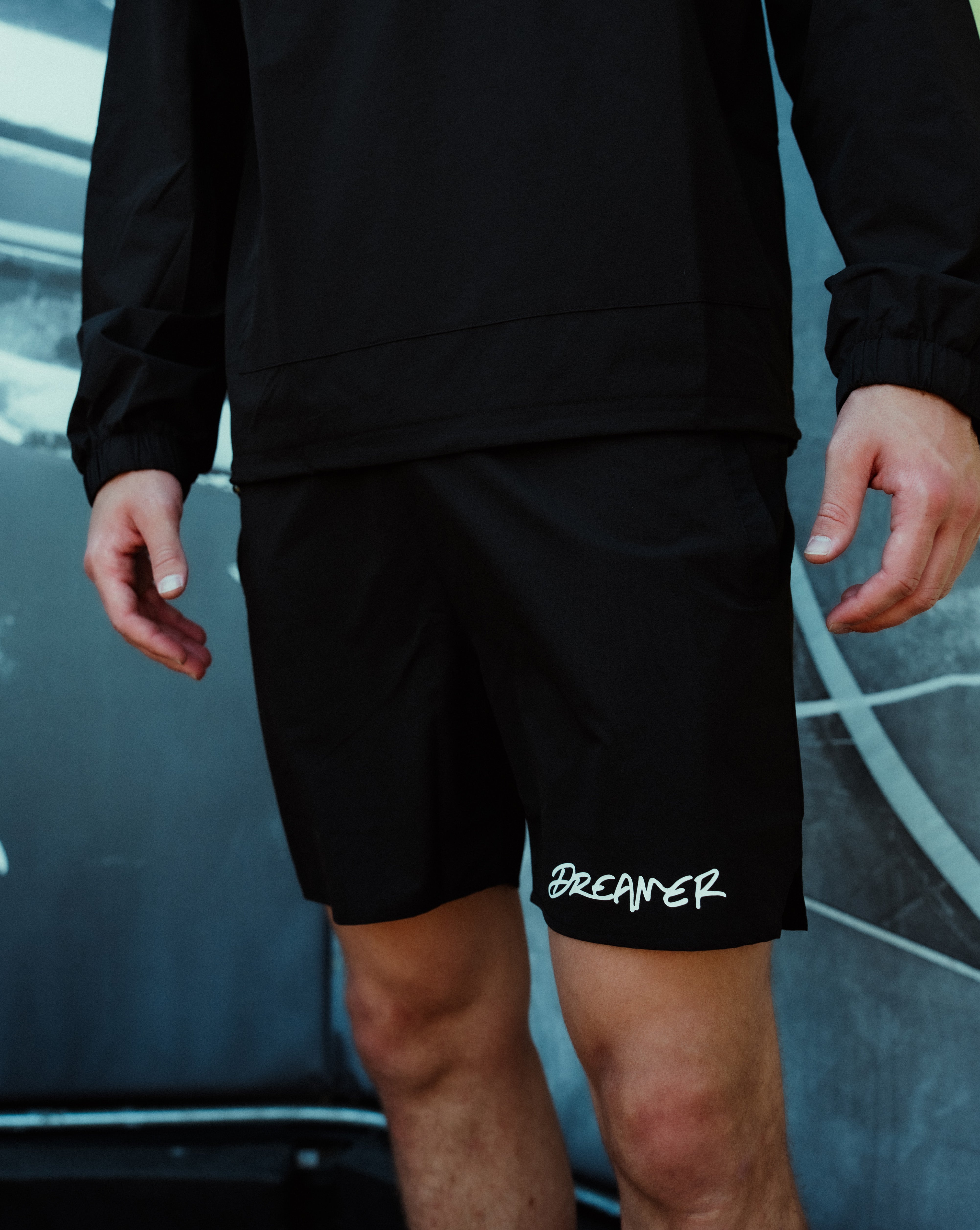 Dreamer Athletic Shorts - Black