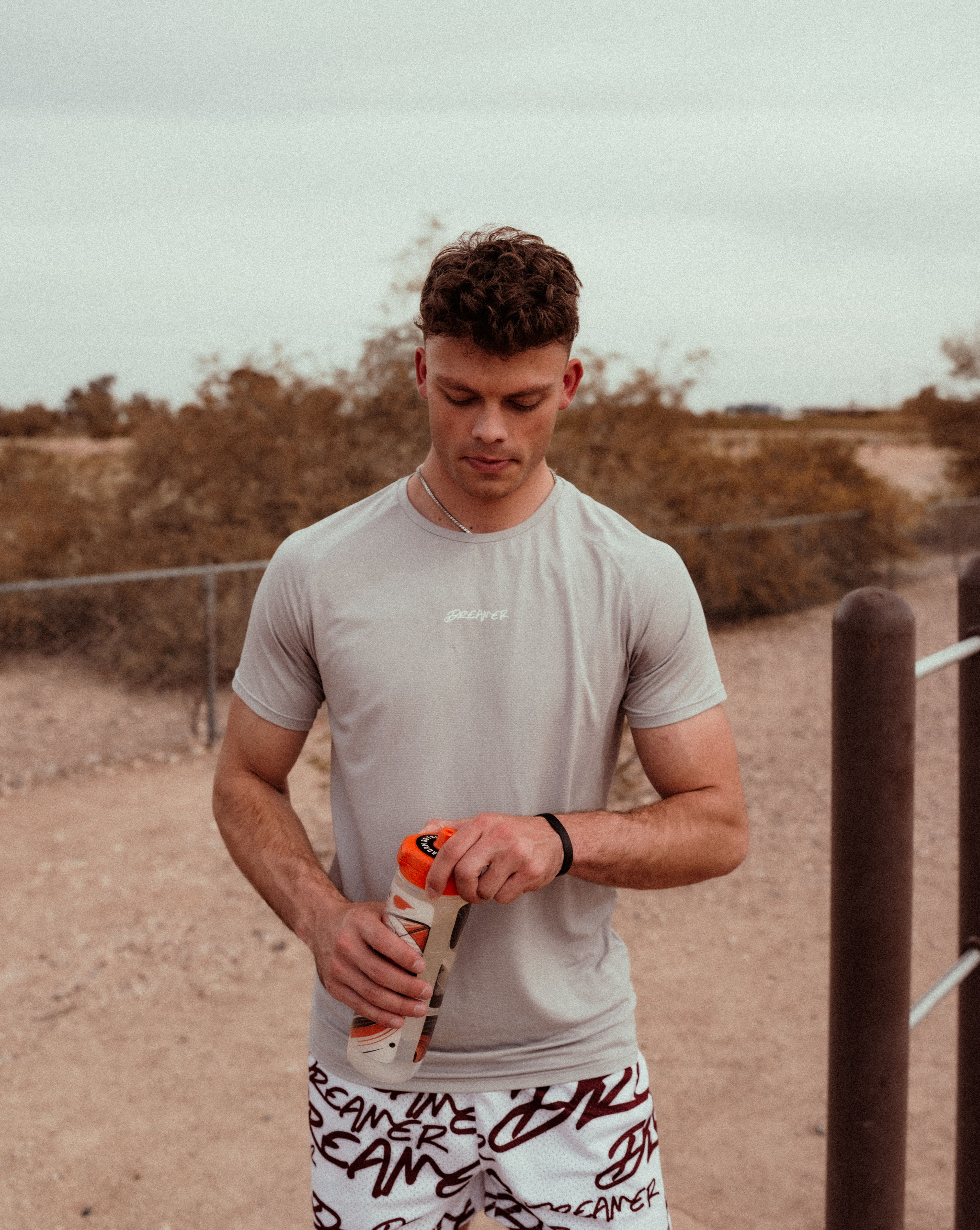 Dreamer Athletic Tee - Grey