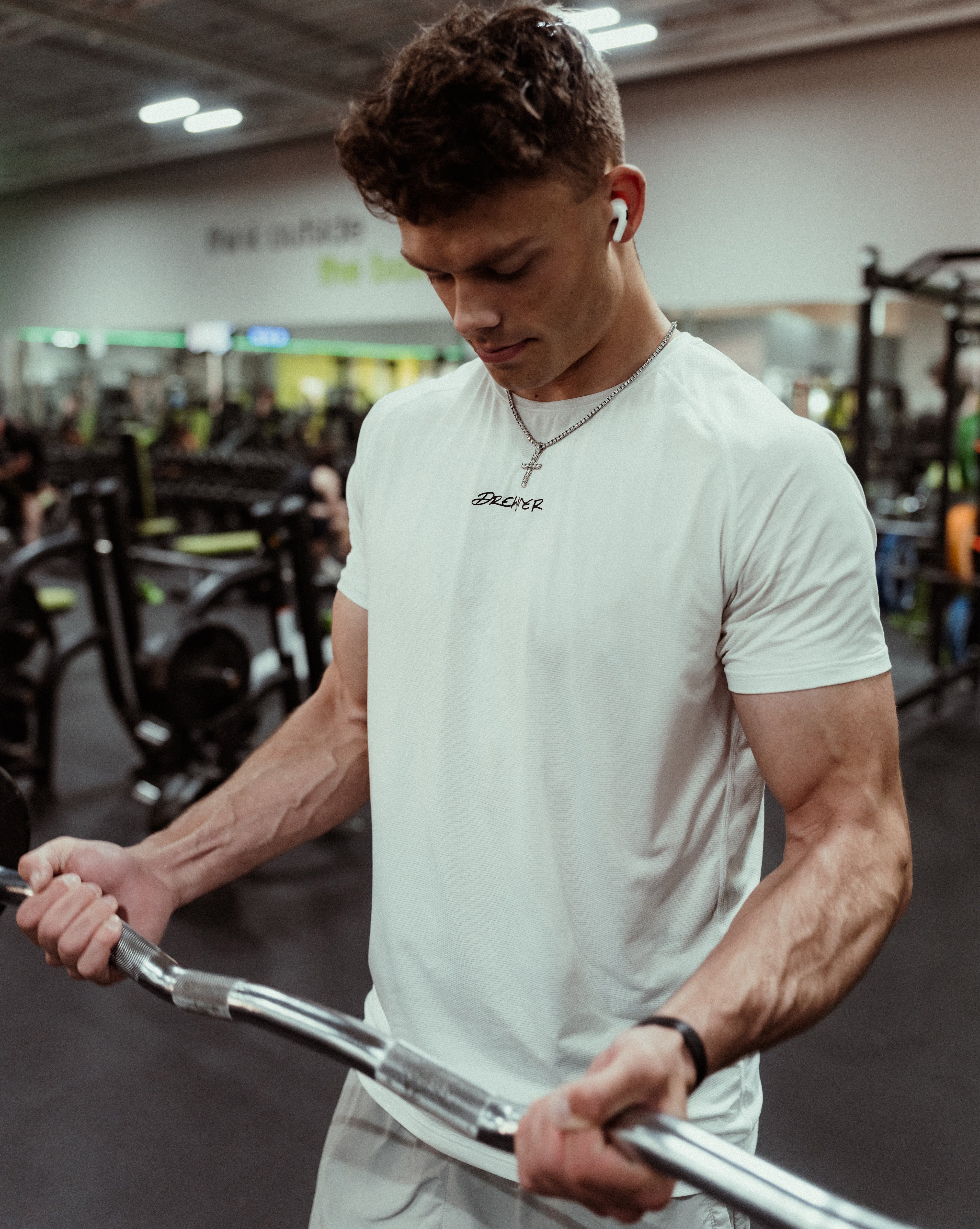 Dreamer Athletic Tee - White