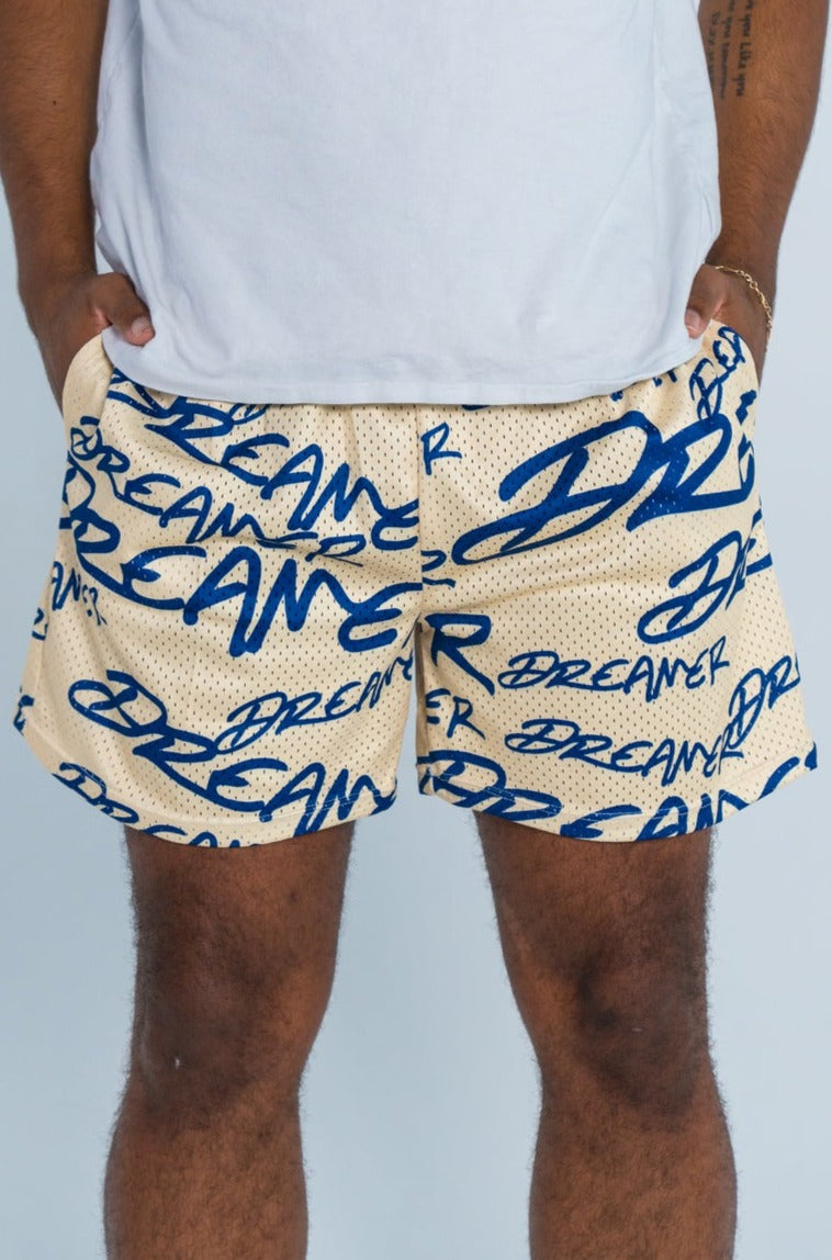 Dreamer Shorts Cream - Navy
