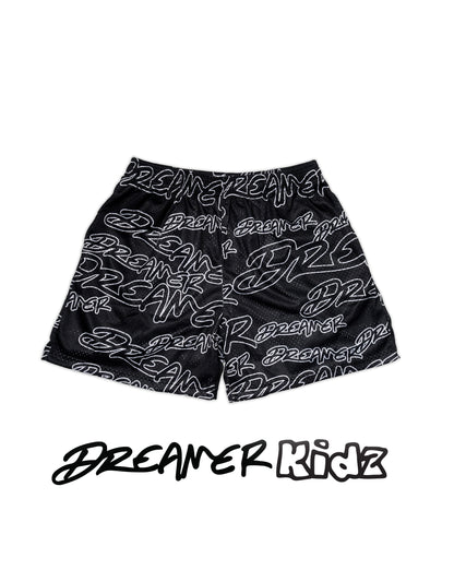 YOUTH SHORTS - OUTLINE BLACK