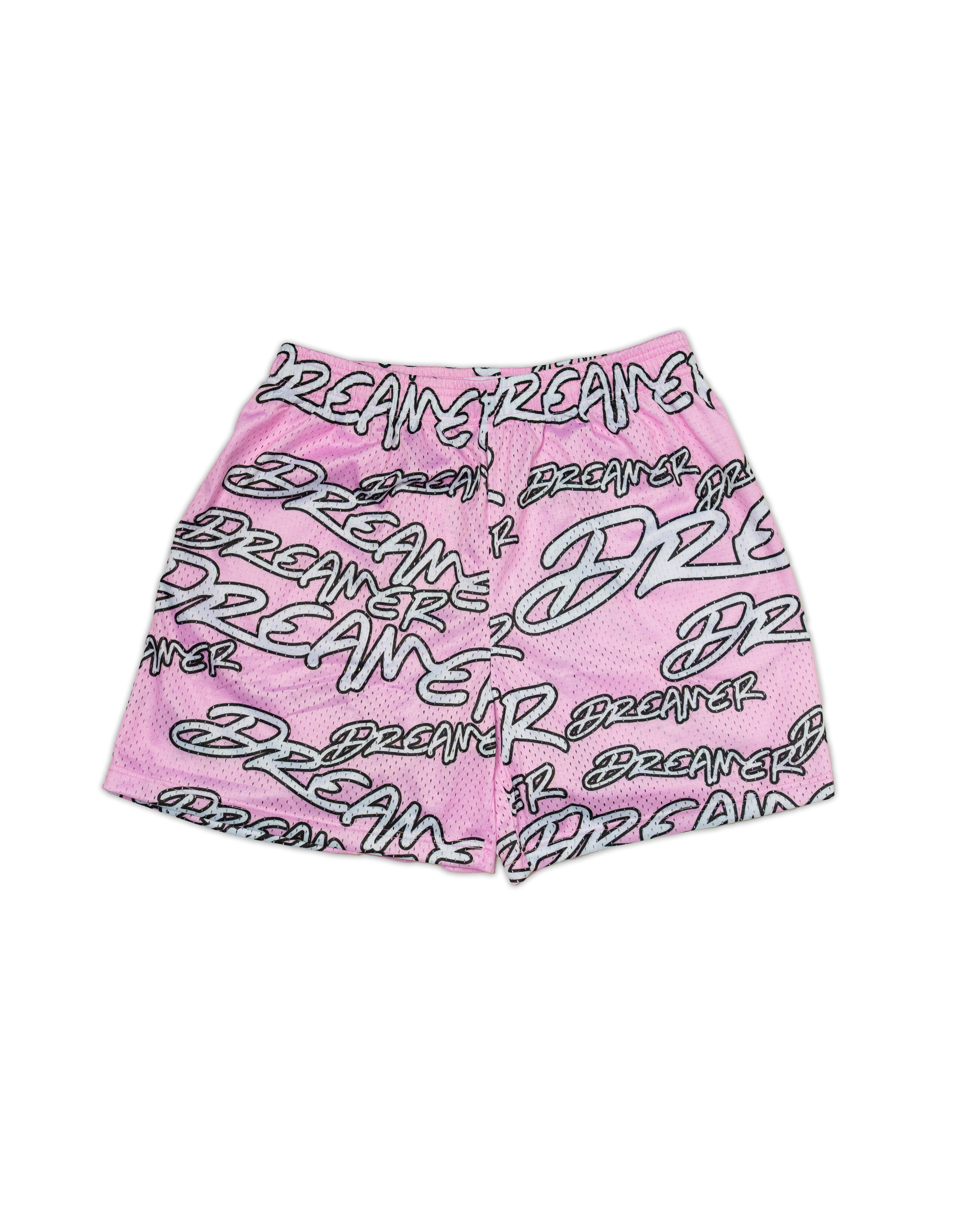 Dreamer Shorts - Outline Pink
