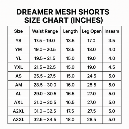 YOUTH SHORTS - DREAMER BLUE