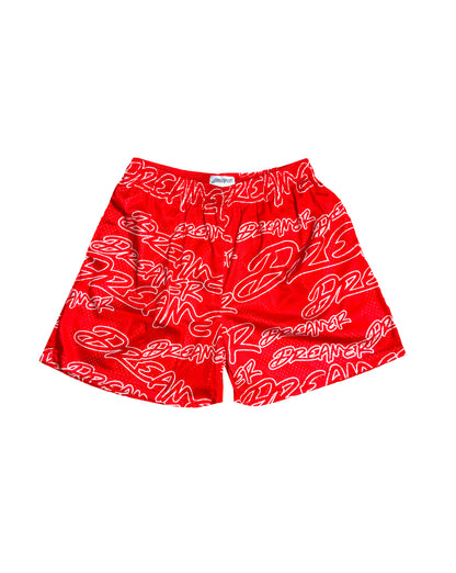 Outline Shorts - Red