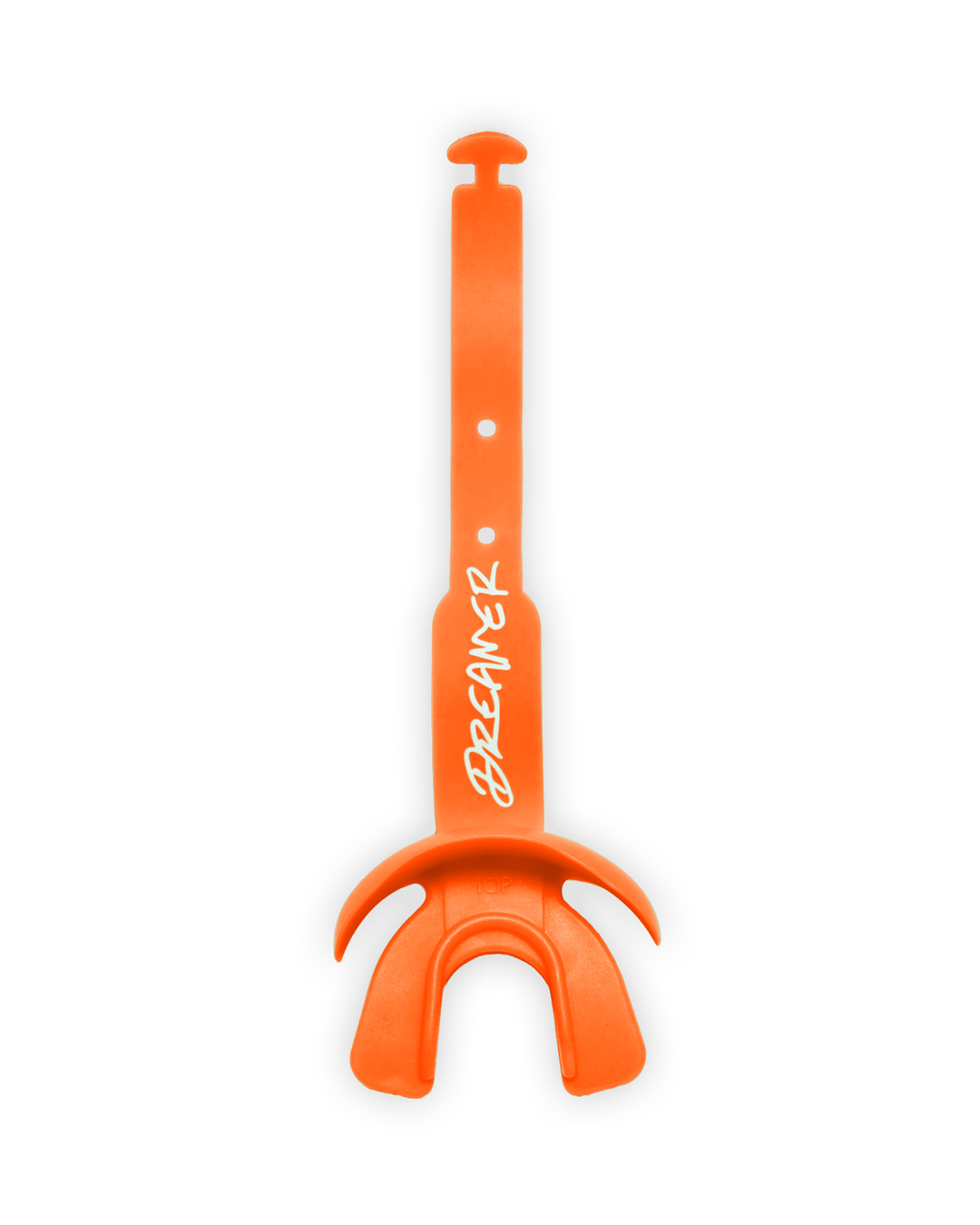 Dreamer Mouthguard in Orange, front view