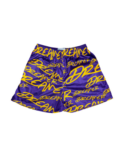 Dreamer Shorts Purple - Yellow