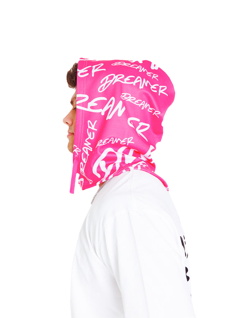 SoHoodie Pink - White