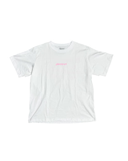 Dreamer Tee White - Pink