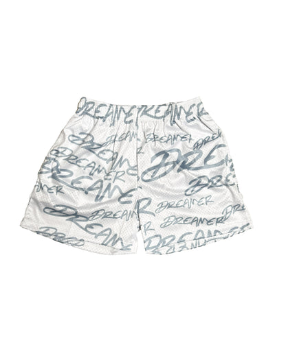 Dreamer Shorts White - Grey