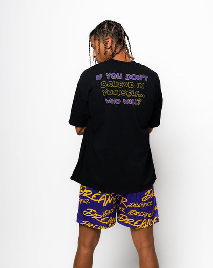 Dreamer Shorts Purple - Yellow