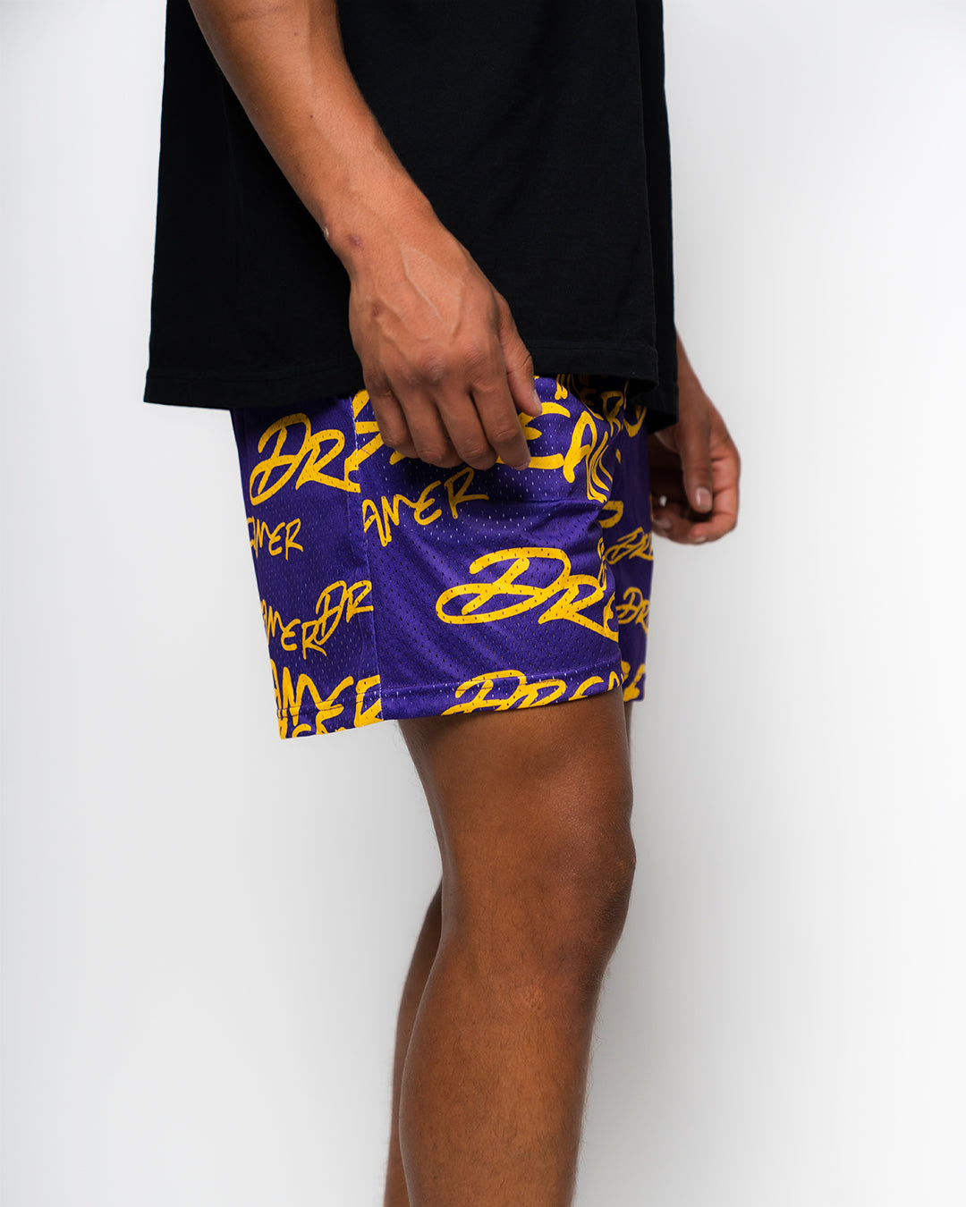 Dreamer Shorts Purple - Yellow